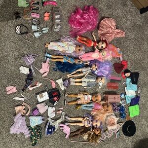 Colorful Fashion Doll Collection with Accessories